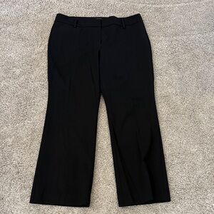 Ann Taylor Black Curvy Fit Trousers